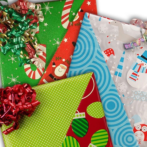 Christmas 2-Sided Gift Wrap