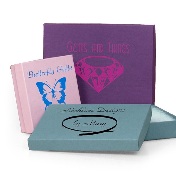 Custom Logo Beautiful Design Rigid Cardboard Paper Jewelry Gift Box |  ReanPackaging