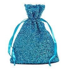 Metallic Glam Fabric Bags