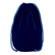 Flat Bottom Velour Bags