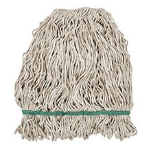 24oz Natural Loop End Mop Head with 1" Headband