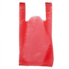 Colored T-Shirt Plastic Bags - 0.6 mil