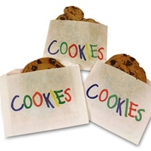 Cookie Bags: Wholesale Gourmet & Individual Cookie Bags | Paper Mart