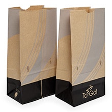 Ecocraft® Togo! Hot Meal Packaging - Meal Bag w/ Vent