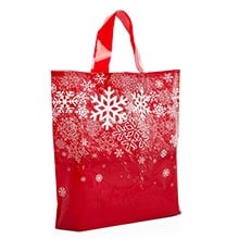 Printed Snowflake LDPE Bags