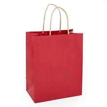 Kraft Tinted Color Shopping Bags