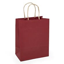 Kraft Tinted Color Shopping Bags