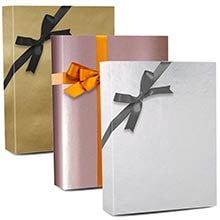 Silver Floral Embossed Foil Gift Wrapping Paper - RioGrande