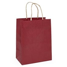 Premium Shadow Stripe Colored Kraft Shopping Bags