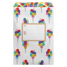 Patterned Mailing Envelopes with Removable Foam Liner - 6" X 9-1/2"