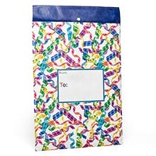 Patterned Mailing Envelopes with Removable Foam Liner - 11" X 15-1/2"