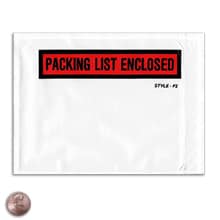 Packing List Envelopes