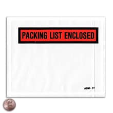 Packing List Envelopes