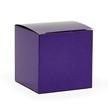 Mirror Metallic Cube Boxes