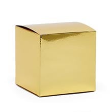 Mirror Metallic Cube Boxes