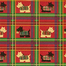 Scotty Plaid Gift Wrap - 30 X 100' - Gift Wrapping Paper by Paper Mart