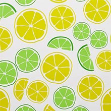 Clear Lemons & Limes Gift Wrap - 30 X 100' - Gift Wrapping Paper by Paper Mart