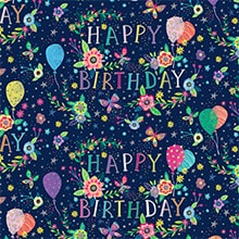 Beautiful Birthday Gift Wrap - 24 X 417' - Gift Wrapping Paper by Paper Mart