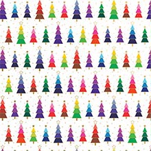 Rainbow Trees Gift Wrap - 30 X 417' - Gift Wrapping Paper by Paper Mart