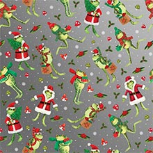 Festive Frogs Gift Wrap - 30 X 833' - Gift Wrapping Paper by Paper Mart