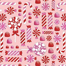 Christmas Motifs Wrapping Paper