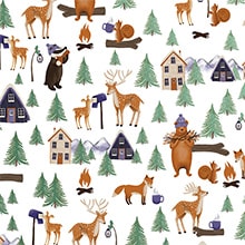 Winter Fairytale Gift Wrap - 24 X 417' - Gift Wrapping Paper by Paper Mart