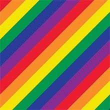 Rainbow Stripe Gift Wrap - 24 X 417' - Gift Wrapping Paper by Paper Mart