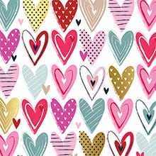 Heart & Valentine's Day Gift Wrap