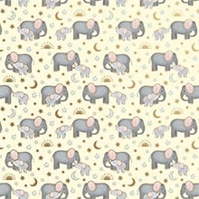 Baby Elephants Gift Wrap - 30 X 208' - Gift Wrapping Paper by Paper Mart