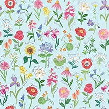 Garden Botanicals Gift Wrap - 30 X 833' - Gift Wrapping Paper by Paper Mart