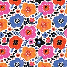 Modern Floral Gift Wrap - 24 X 833' - Gift Wrapping Paper by Paper Mart