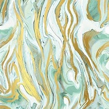 Metal Marbleized Mint Gift Wrap - 24 X 208' - Gift Wrapping Paper by Paper Mart