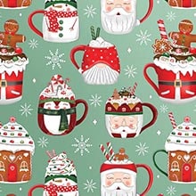 Christmas Motifs Wrapping Paper