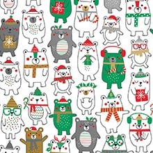 Polar Bear Fun Gift Wrap - 30 X 833' - Gift Wrapping Paper by Paper Mart