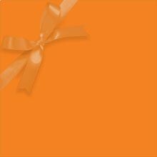 Orange Matte Gift Wrap Colored - 30 X 417' - Gift Wrapping Paper by Paper Mart