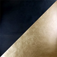 Double-Sided Black/Gold Kraft Gift Wrap Colored - 24 X 833' - Gift Wrapping Paper by Paper Mart