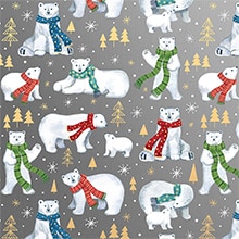 Winter Bear Gift Wrap - 30 X 833' - Gift Wrapping Paper by Paper Mart