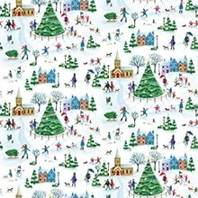 Christmas Village Gift Wrap - 30 X 208' - Gift Wrapping Paper by Paper Mart