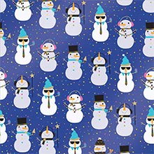 Snowman Christmas Wrapping Paper