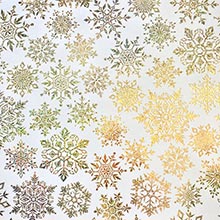 Snowflake Pattern Wrapping Paper