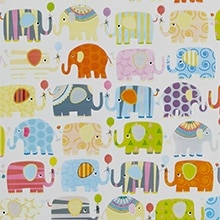 Elephant Parade Gift Wrap - 30 X 833' - Gift Wrapping Paper by Paper Mart