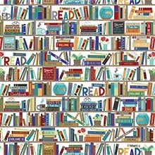 Books Gift Wrap - 24 X 208' - Gift Wrapping Paper by Paper Mart