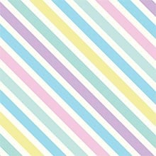 Pastel Stripe Gift Wrap - 24 X 833' - Gift Wrapping Paper by Paper Mart