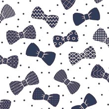 #f9359 Bow Ties - Gift Wrap - 26 X 417' - - Gift Wrapping Paper by Paper Mart