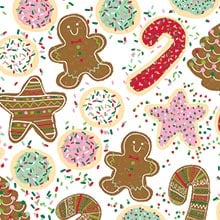 #h9411 Toss Your Cookies - Gift Wrap - 26 X 417' - - Gift Wrapping Paper by Paper Mart