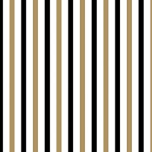 #f9429 Gold & Black Stripes - Gift Wrap - 24 X 417' - - Gift Wrapping Paper by Paper Mart