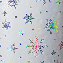 Snowflake Pattern Wrapping Paper