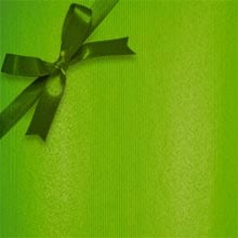 #f0011 Groove Strp Apple Green - Gift Wra - 30 X 833' - - Gift Wrapping Paper by Paper Mart