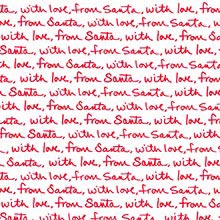 #f9161 With Love From Santa - Gift Wrap - 30 X 417' - - Gift Wrapping Paper by Paper Mart