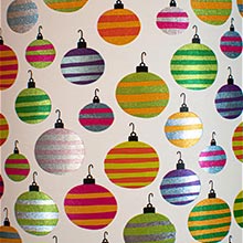 Christmas Ornament Wrapping Paper